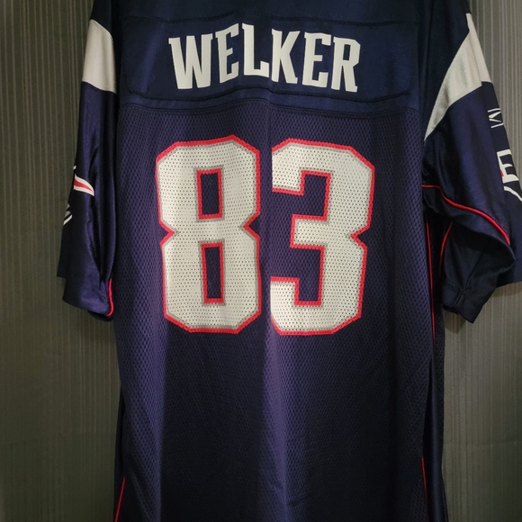 Blue Wes Welker Patriots Jersey - Picture 3 of 5